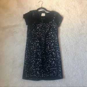 Black eyelet dress. LOFT